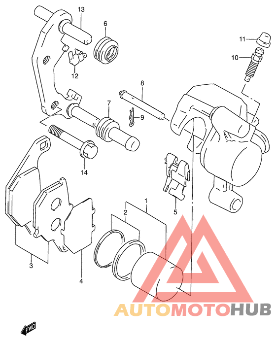 Передний суппорт