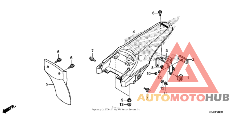 Задний бампер