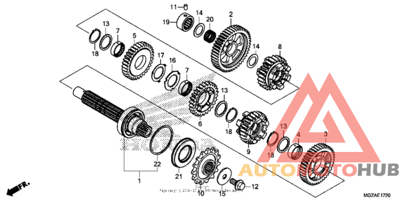 Transmission (countershaft)