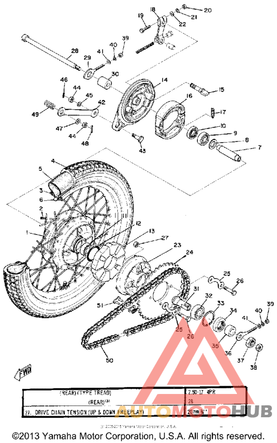 Переднее колесо