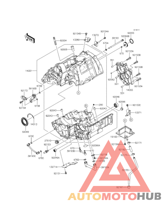 Картер двигателя