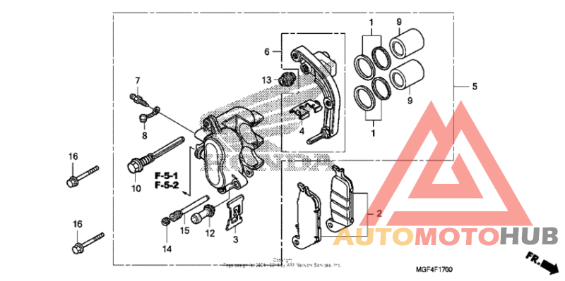 Задний суппорт