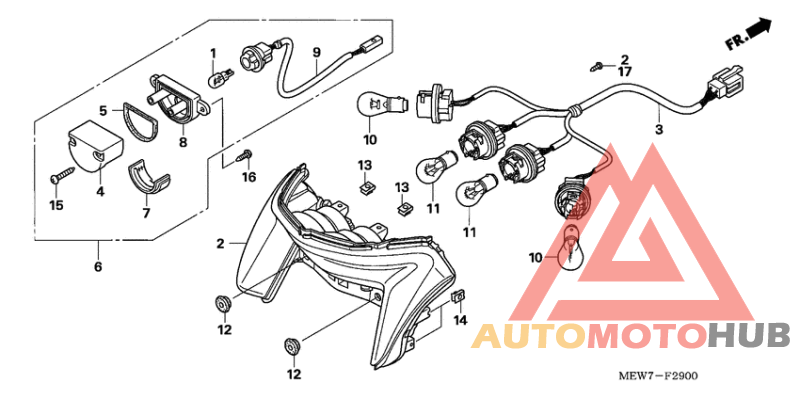 Taillight unit ass`y