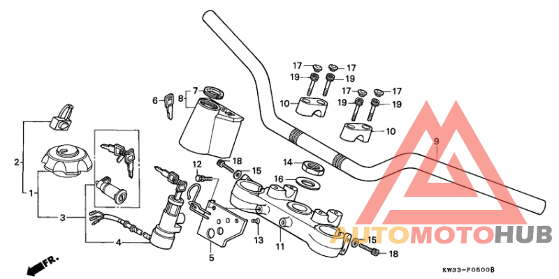 Handle pipe/top bridge