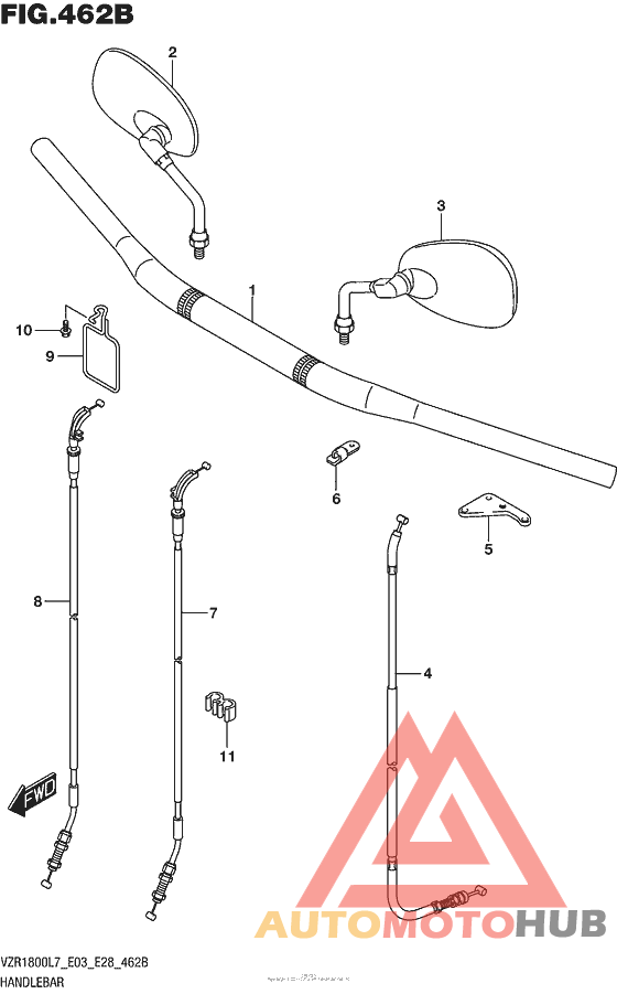 Handlebar (Vzr1800Bzl7 E03)