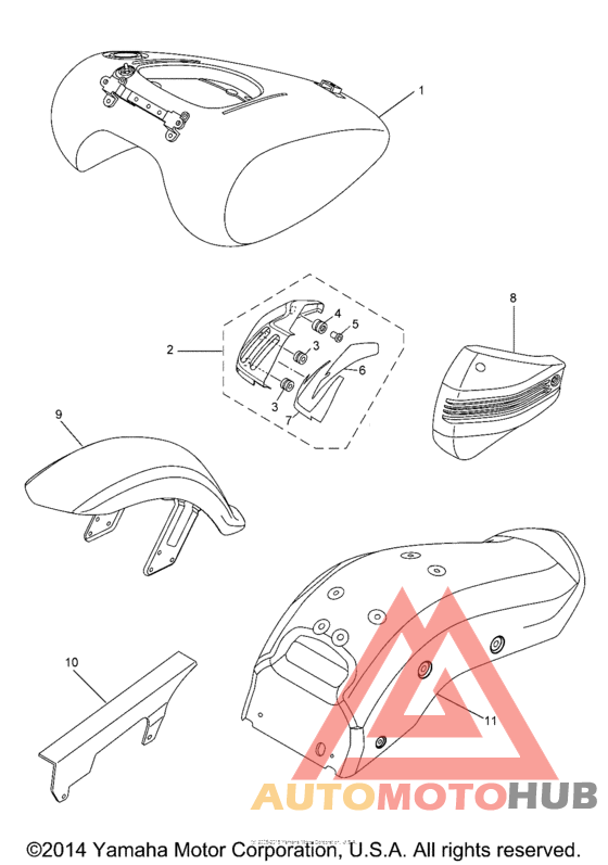 Alternate painted parts