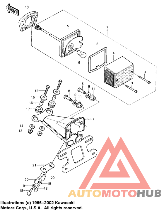 Taillight unit ass`y
