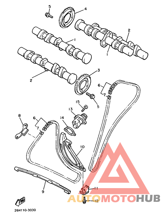 Camshaft. chain