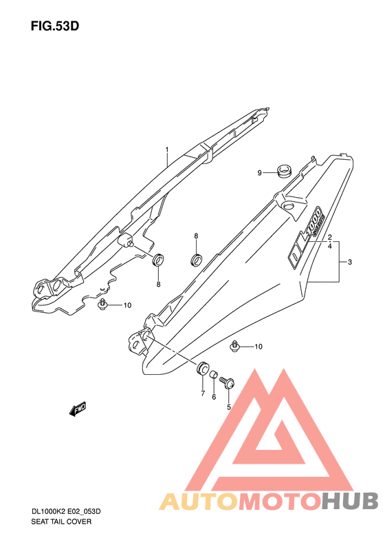 Обтекатель сидения