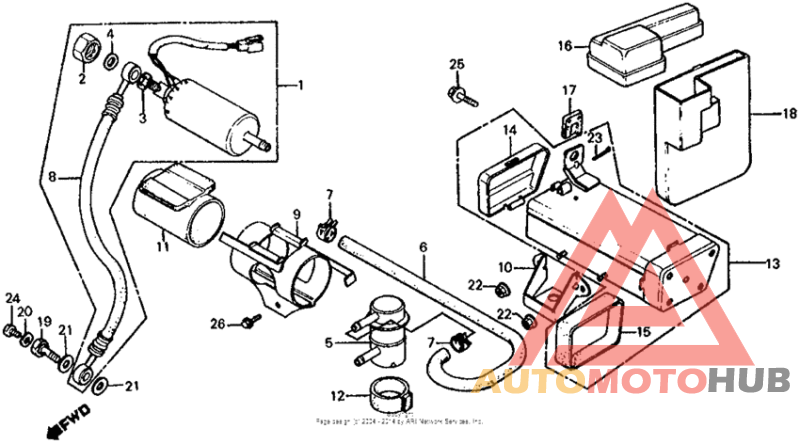 Fuel pump + tool box