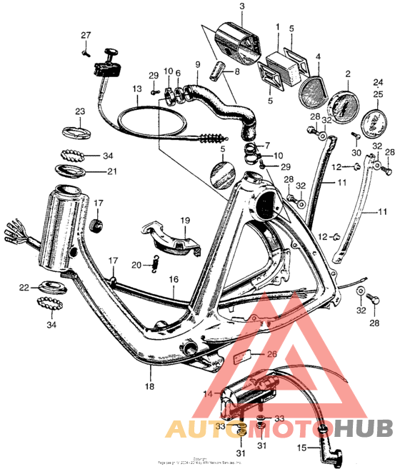 Frame + air cleaner