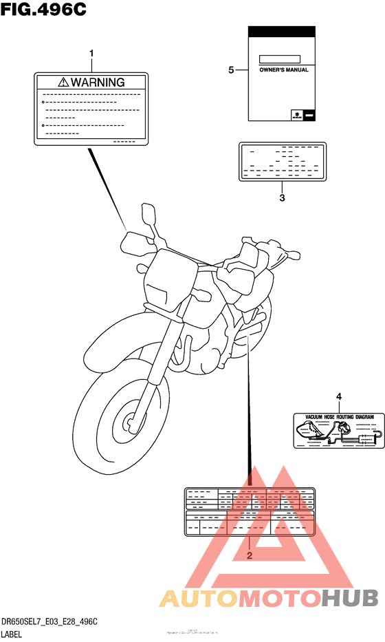 Label (Dr650Sel7 E33)