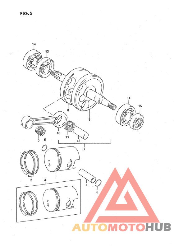Вал коленчатый