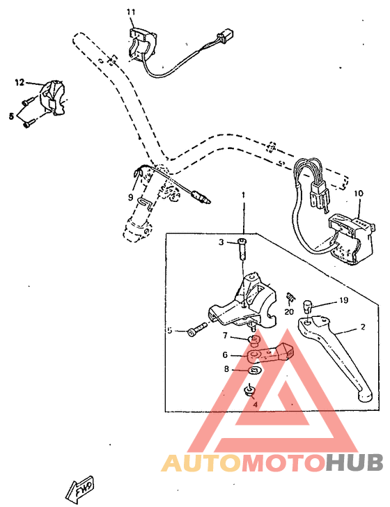 Interruptor de manija . palanc