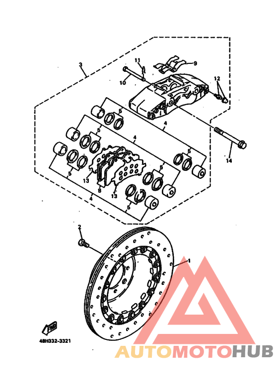 Передний суппорт