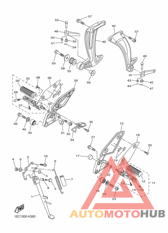 Support & repose pied