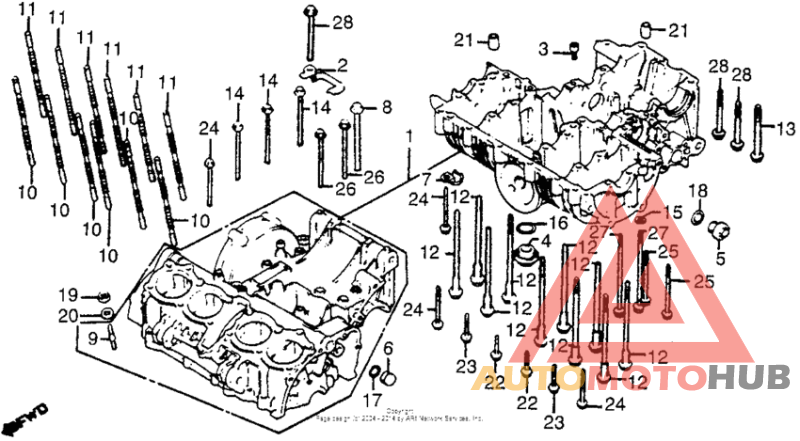Картер двигателя