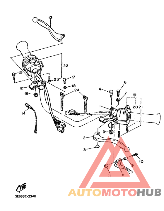 Handle switch. lever