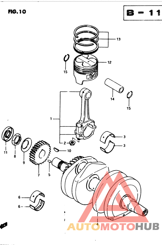 Вал коленчатый