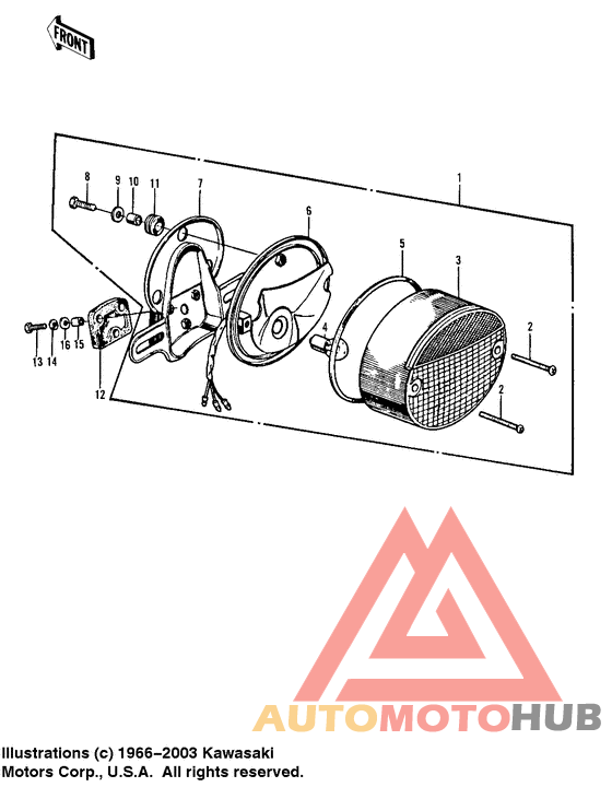 Taillight unit ass`y