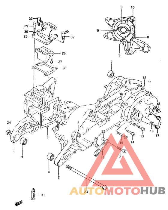 Картер двигателя