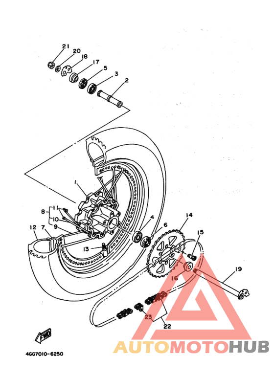 Переднее колесо