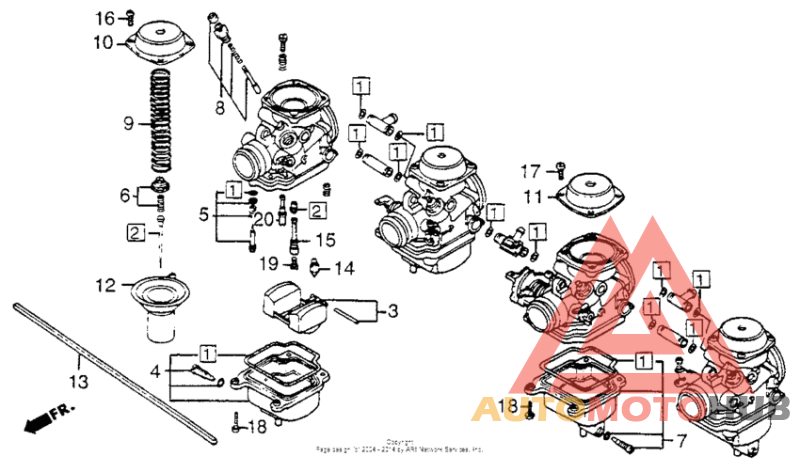 Carburetor comp. parts