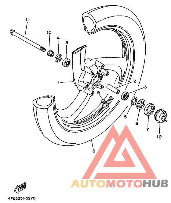 Переднее колесо