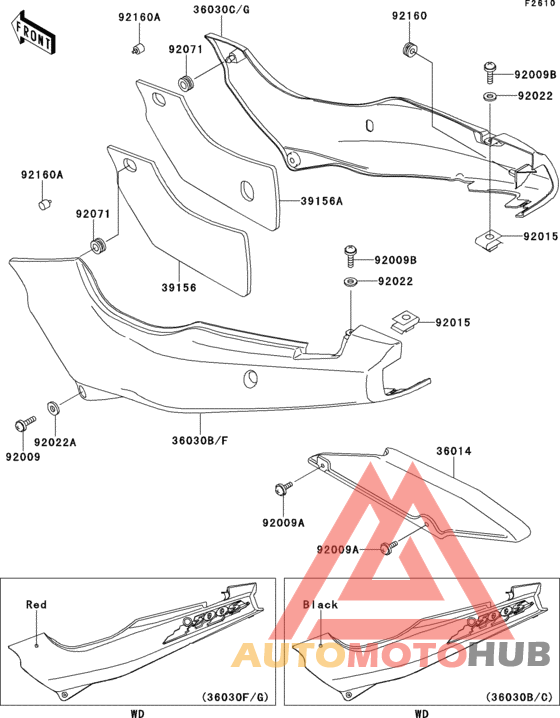 Side covers/chain cover(ex500-d1)