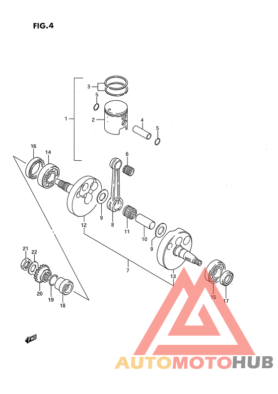 Вал коленчатый