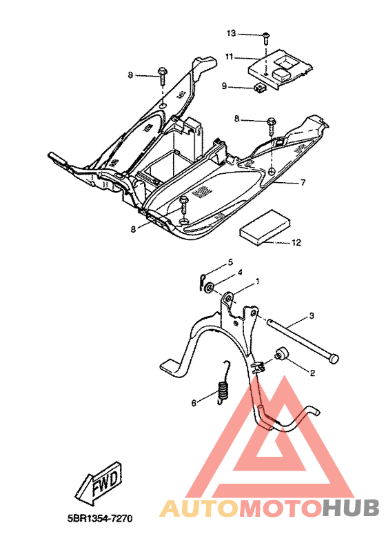 Stand. footrest