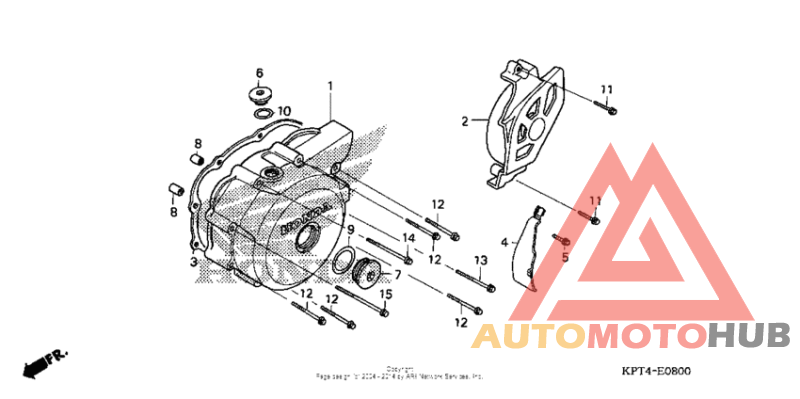 Left crankcase cover (1)
