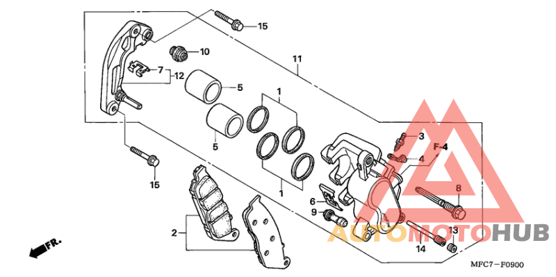 Передний суппорт