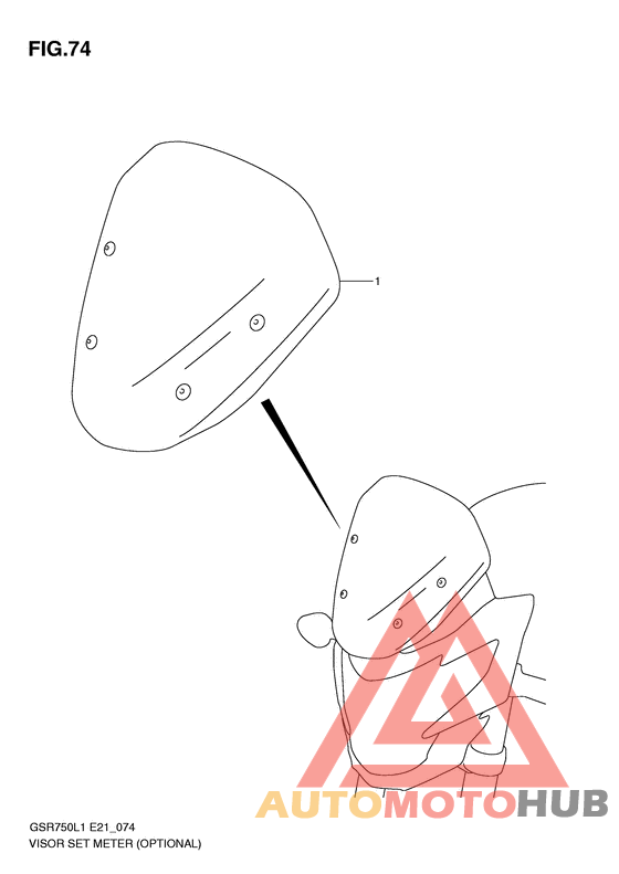Visor set meter