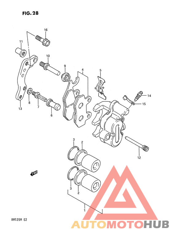 Передний суппорт