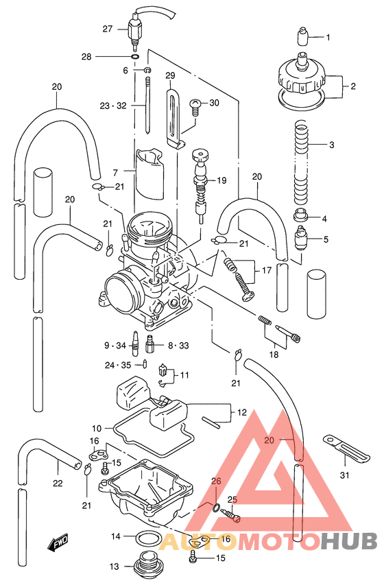 Carburetor assy