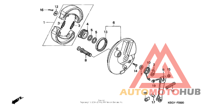 Передний тормоз