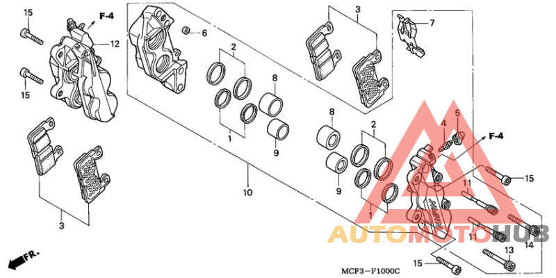 Передний суппорт