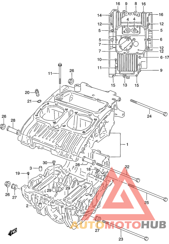 Картер двигателя