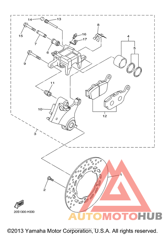 Задний суппорт