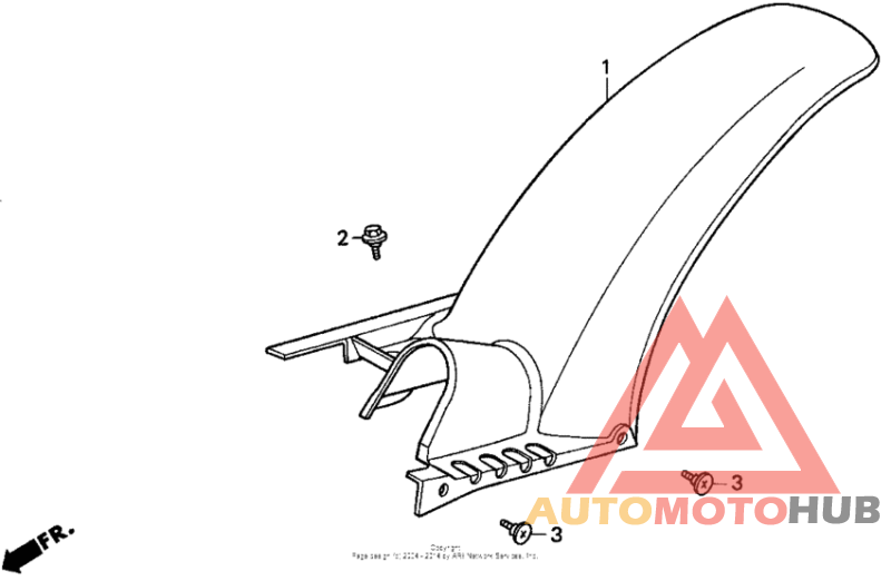 Задний бампер