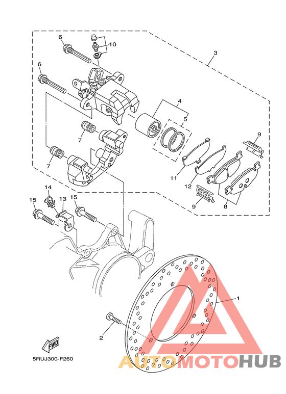 Задний суппорт