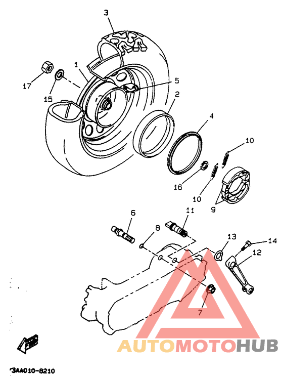 Переднее колесо