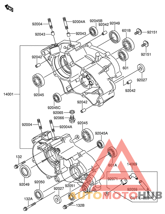 Картер двигателя