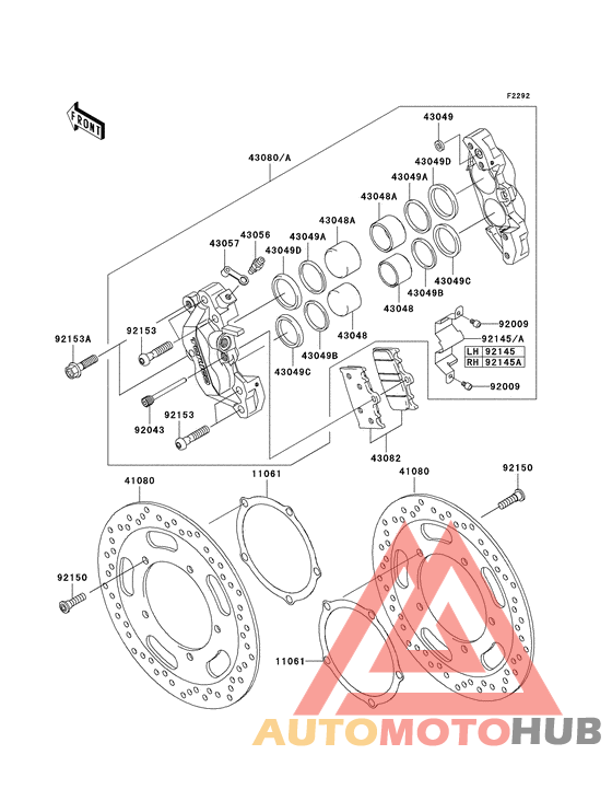 Передний суппорт
