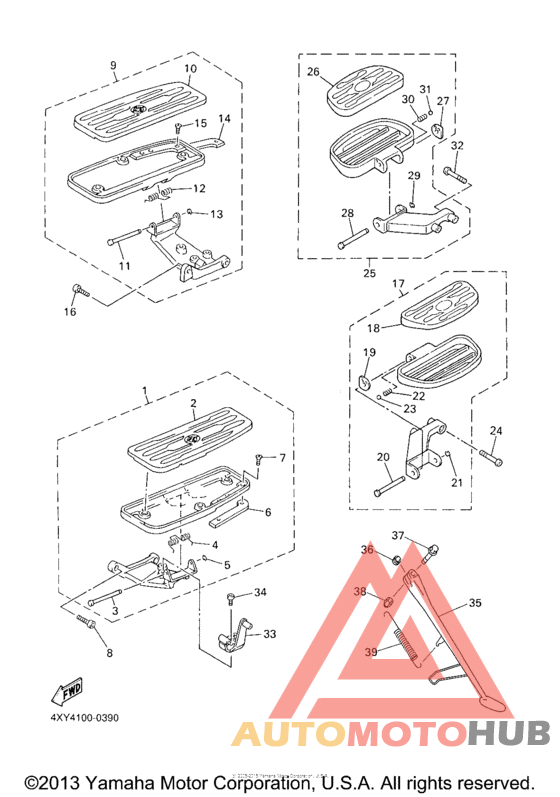 Stand. footrest
