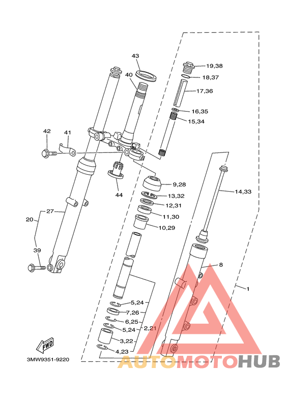 Передняя вилка