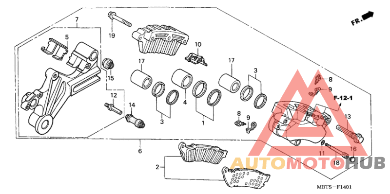 Задний суппорт