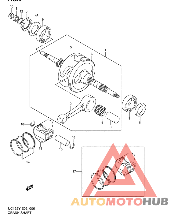 Вал коленчатый