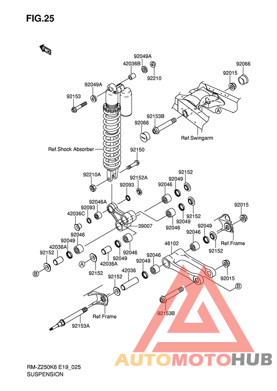 Suspension ignition coil